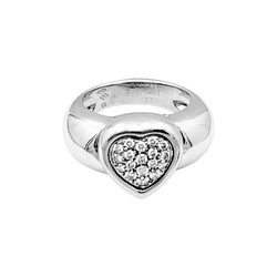 Ring Piaget, "Heart", white gold and diamonds.