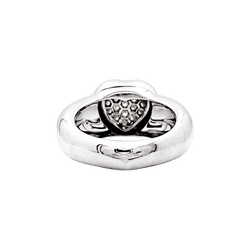 Ring Piaget, "Heart", white gold and diamonds.