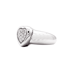 Ring Piaget, "Heart", white gold and diamonds.