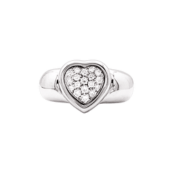 Ring Piaget, "Heart", white gold and diamonds.