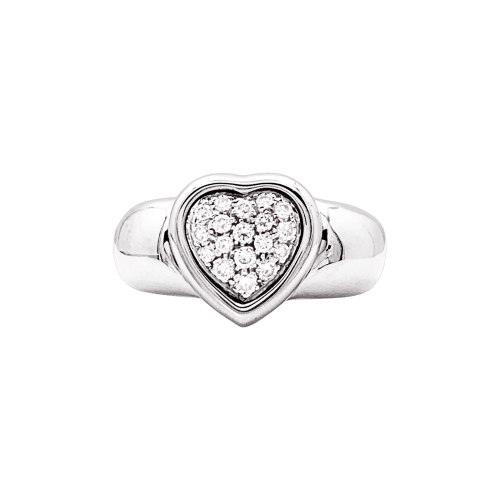 Ring Piaget, "Heart", white gold and diamonds.