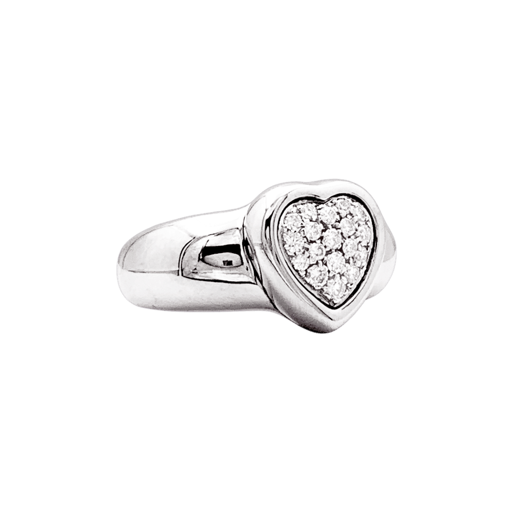 Ring Piaget, "Heart", white gold and diamonds.