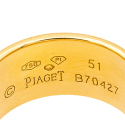 Bague Jonc PIAGET "Possession Swing" en or jaune et diamants - Castafiore