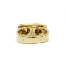 Bague Jonc POIRAY en or jaune et diamants - Castafiore