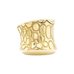 Bague Jonc POMELLATO "Cocco" en or jaune - Castafiore