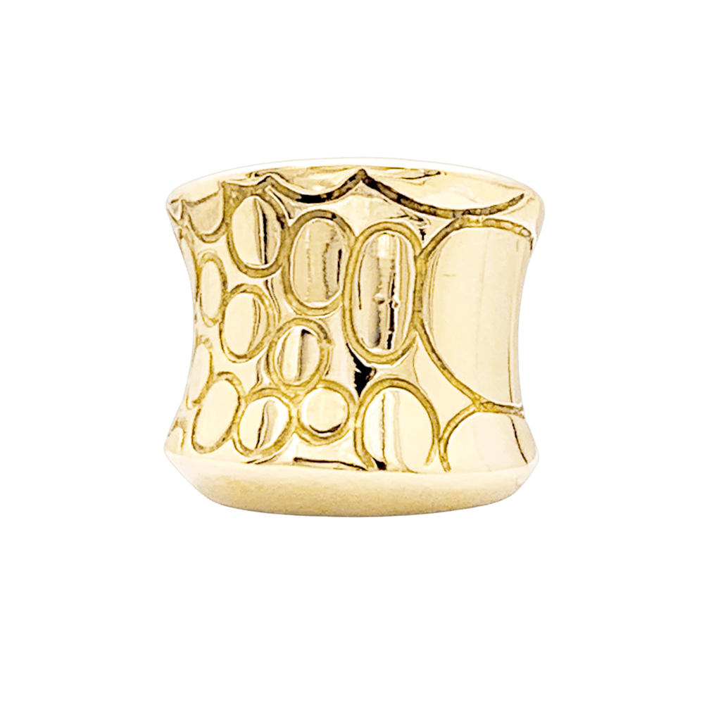 Bague Jonc POMELLATO "Cocco" en or jaune - Castafiore