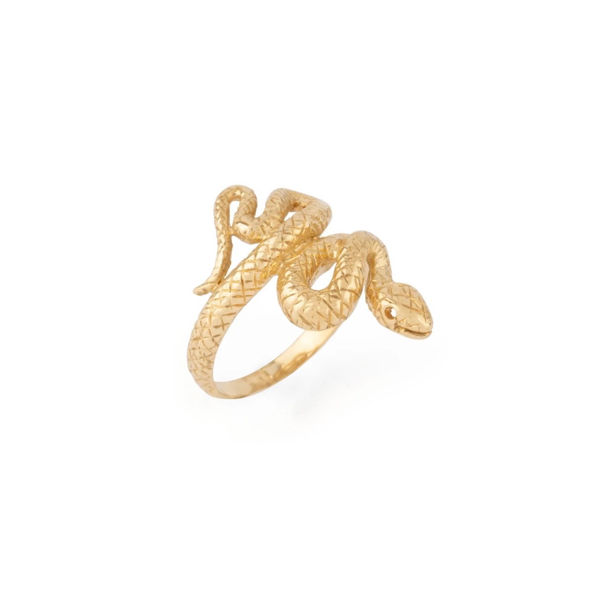 Bague Jonc serpent en or - Castafiore