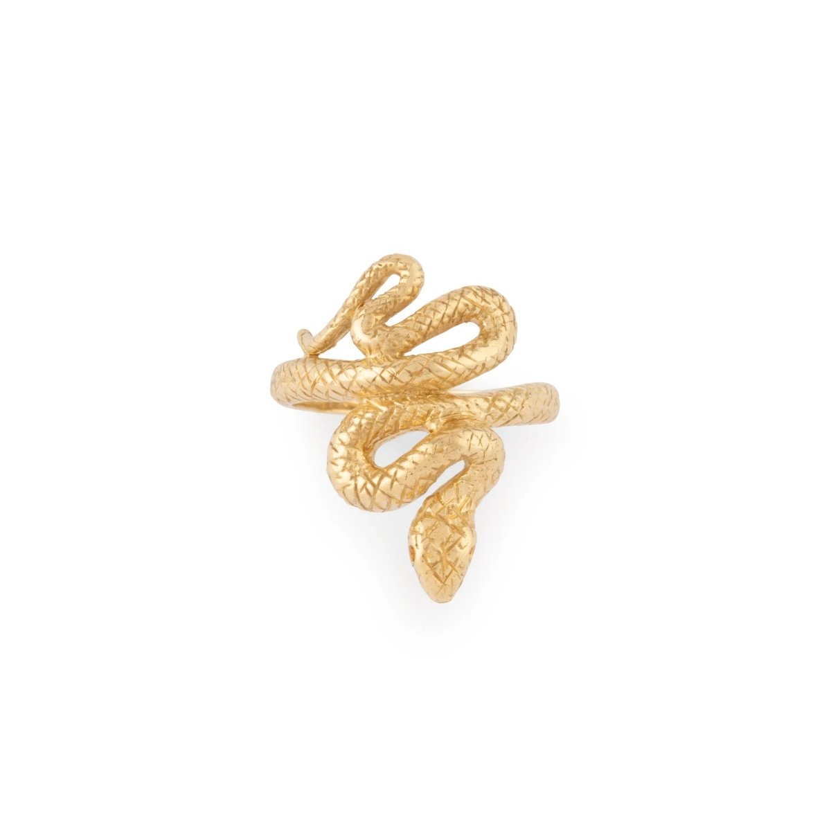 Bague Jonc serpent en or - Castafiore
