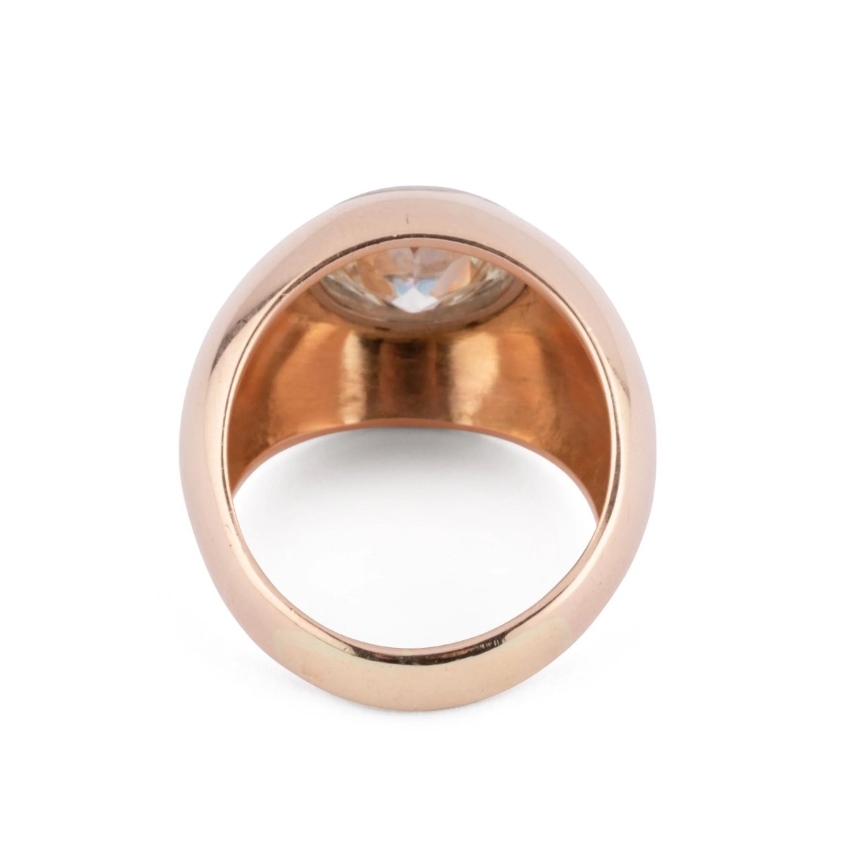 Bague jonc solitaire - Castafiore