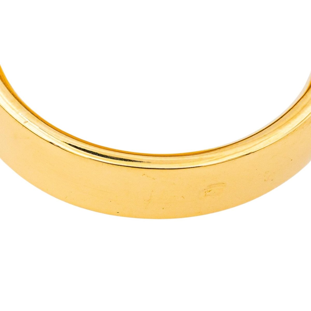 Bague Jonc TIFFANY & CO. "T" en or jaune et diamants - Castafiore