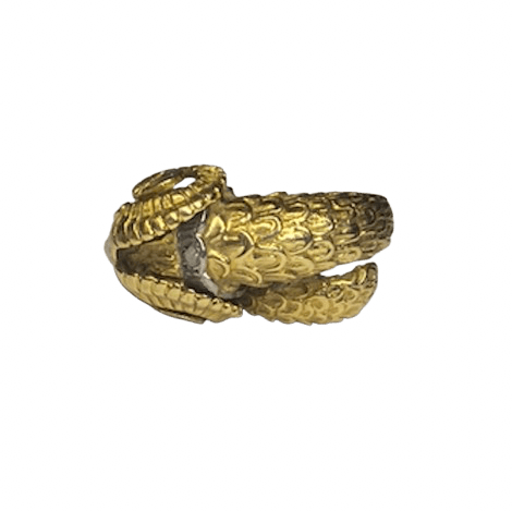 Bague LALAOUNIS en or jaune, rubis et diamant - Castafiore