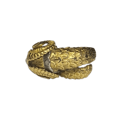 Bague LALAOUNIS en or jaune, rubis et diamant - Castafiore