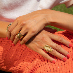 Bague LALAOUNIS Éventail en or jaune - Castafiore