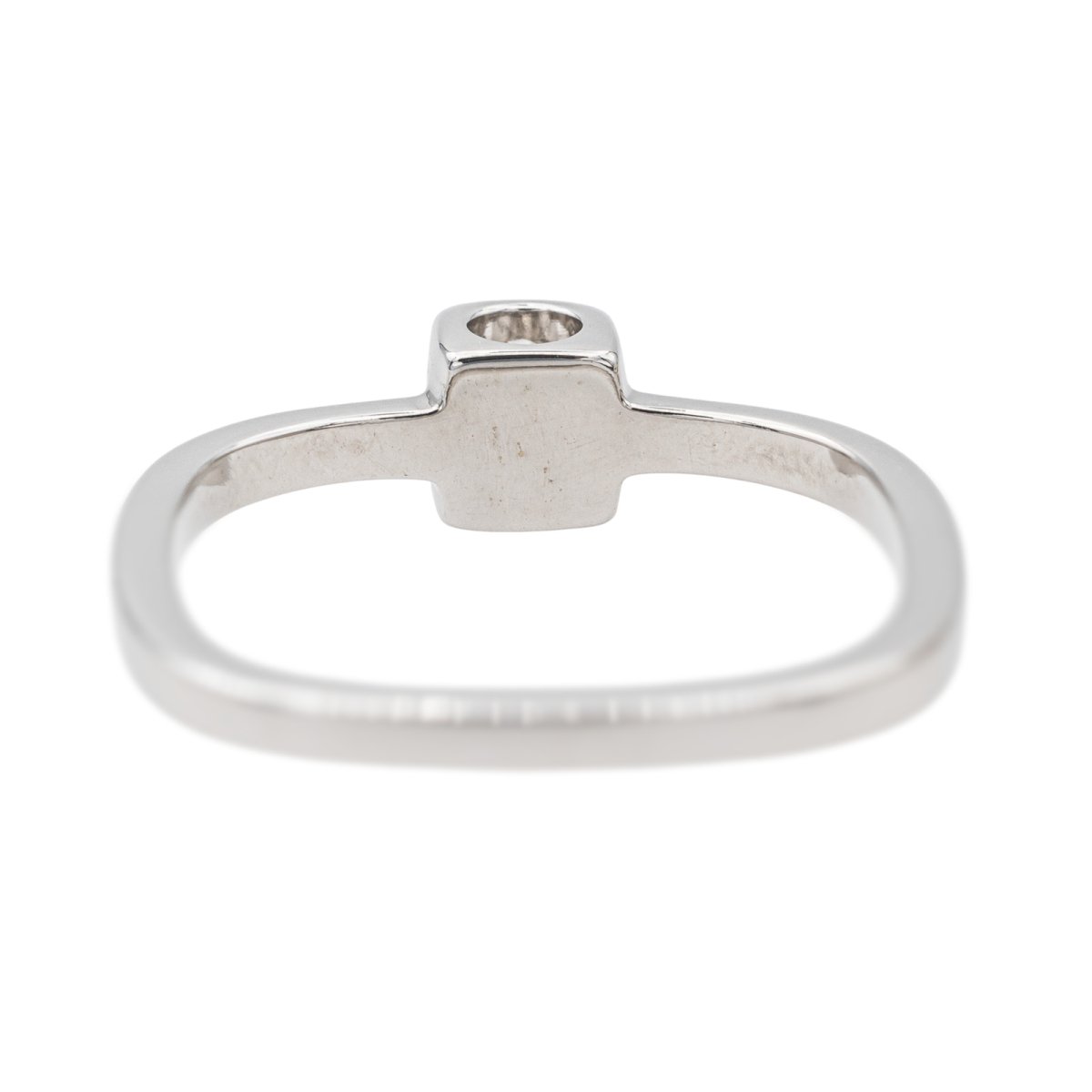 Bague Le Cube Dinh Van en or blanc avec diamant - Castafiore