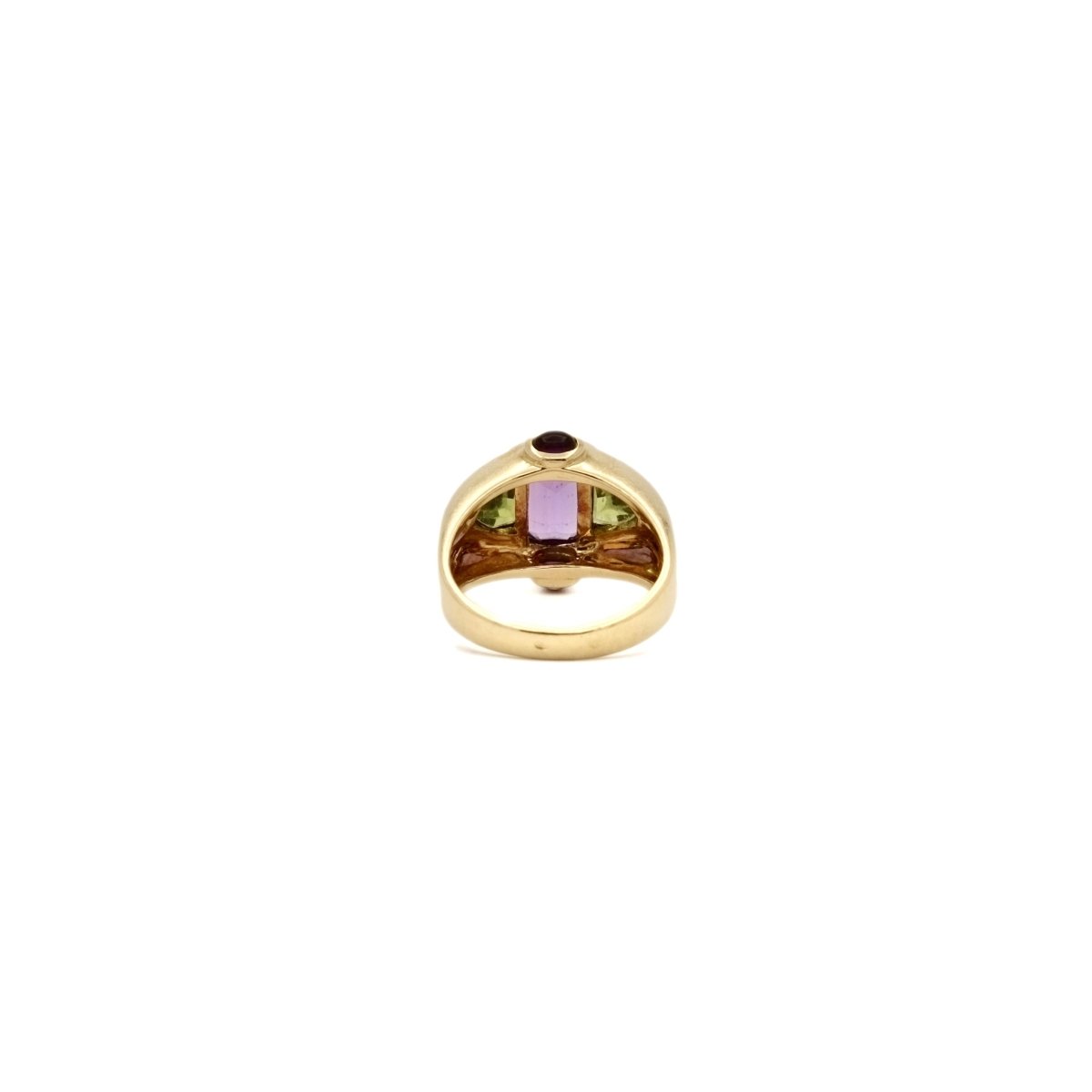 Bague « lilas » améthyste et péridots - Castafiore