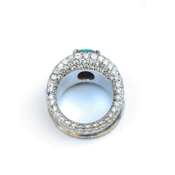 Bague Lorenz Baümer en argent, platine et opale - Castafiore