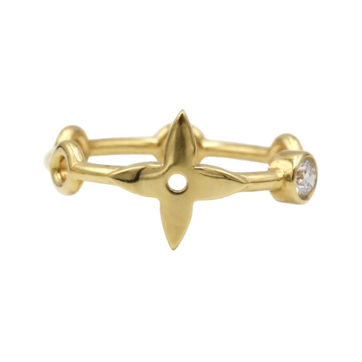 Bague LOUIS VUITTON "Berg Skin" en or jaune et diamant - Castafiore