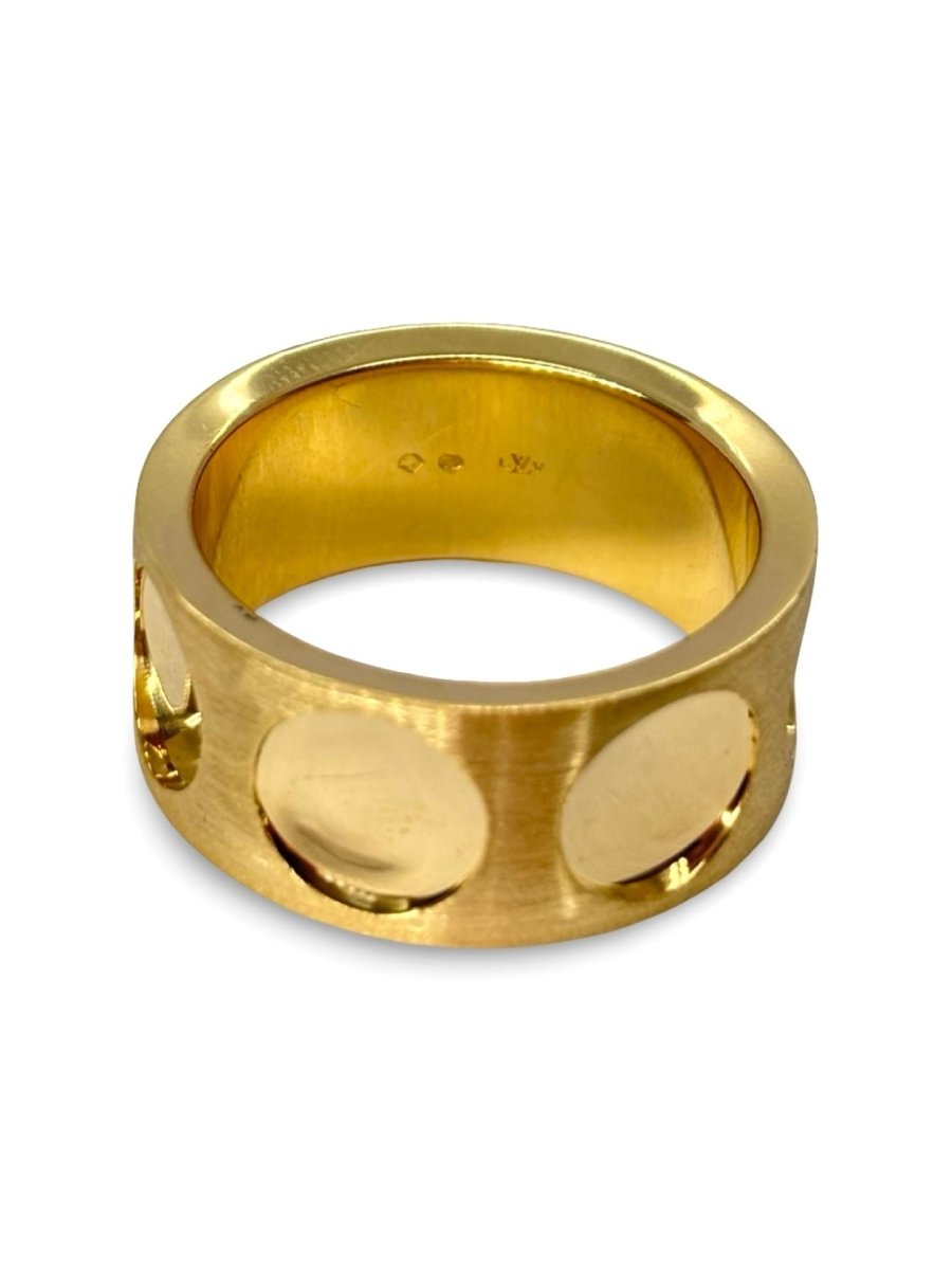 Bague Louis Vuitton Empreinte or jaune et diamants - Castafiore