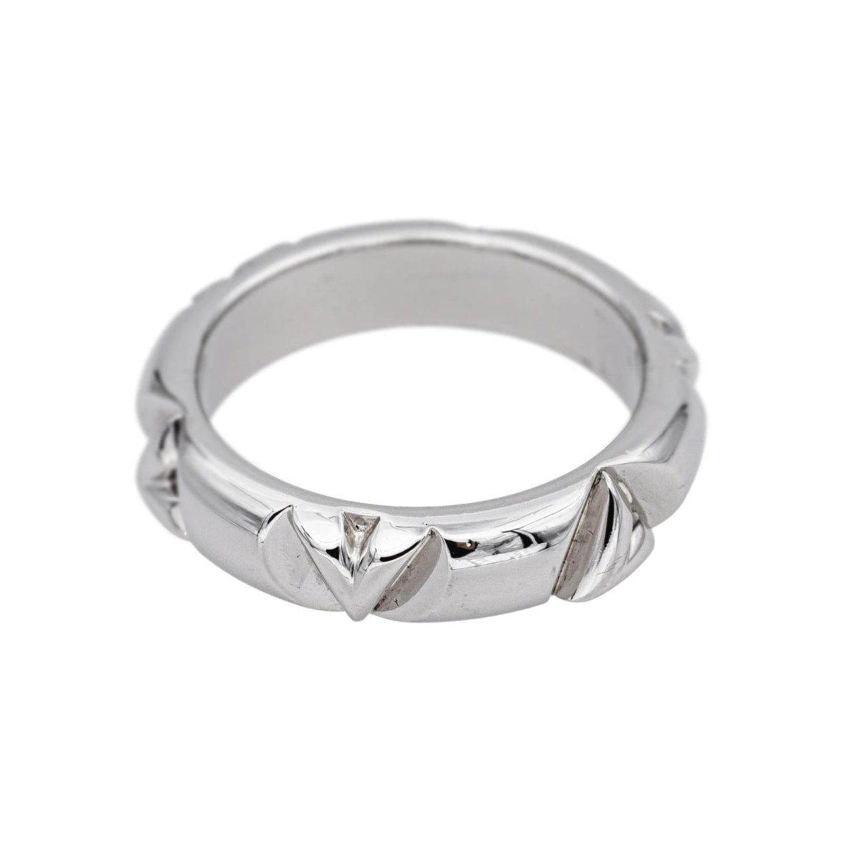 Bague LOUIS VUITTON "LV Volt" en or blanc - Castafiore