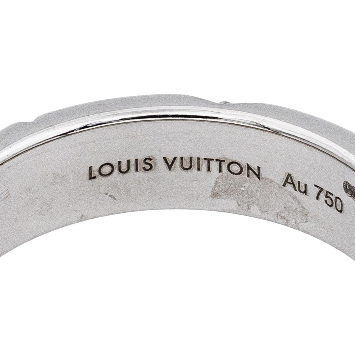 Bague LOUIS VUITTON "LV Volt" en or blanc - Castafiore
