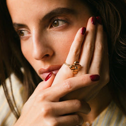 Bague LOUIS VUITTON "Star Blossom" en or jaune et diamant - Castafiore