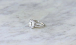 Bague Marguerite Diamants 1,60 Cts Art Deco - Castafiore
