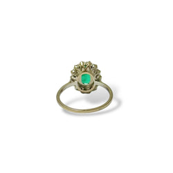 Bague marguerite émeraude - Castafiore