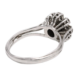 Bague Marguerite en or blanc et diamants - Castafiore