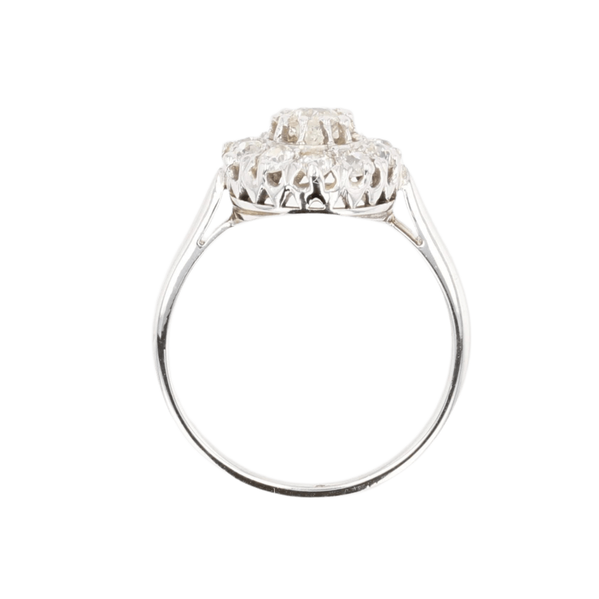 Bague Marguerite en or blanc et diamants - Castafiore