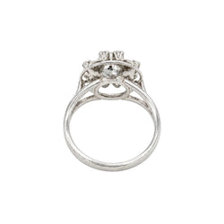Bague Marguerite en or blanc et diamants - Castafiore
