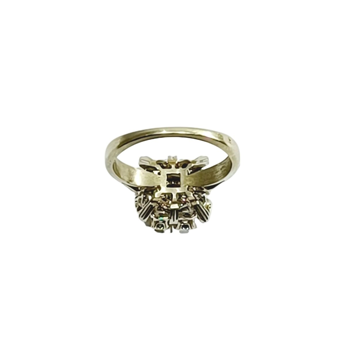 Bague Marguerite en or blanc et diamants - Castafiore