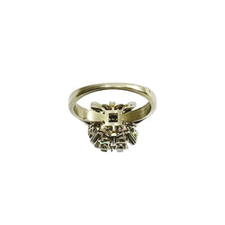 Bague Marguerite en or blanc et diamants - Castafiore