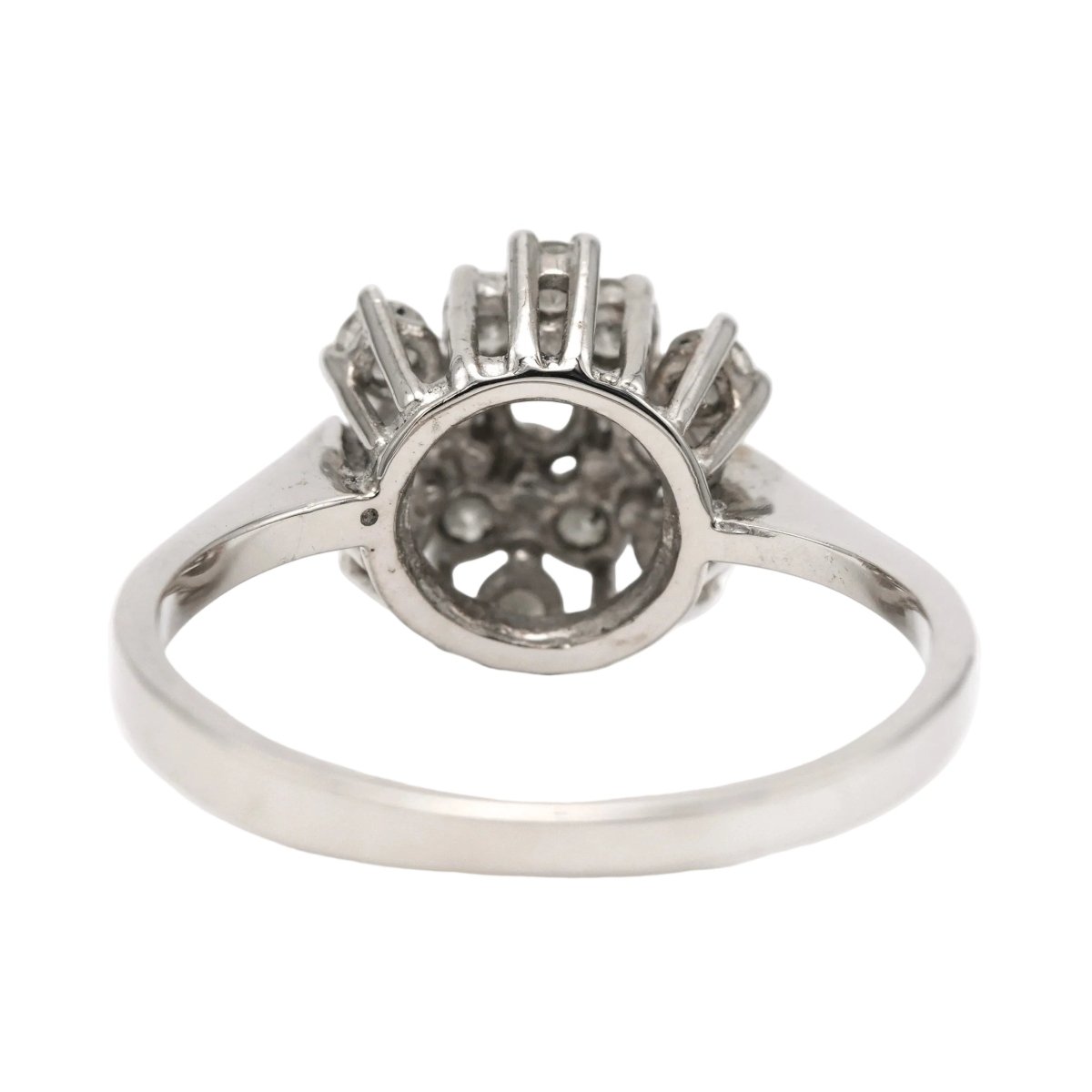 Bague Marguerite en or blanc et diamants - Castafiore