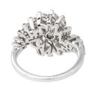 Bague Marguerite en or blanc, platine et diamant - Castafiore