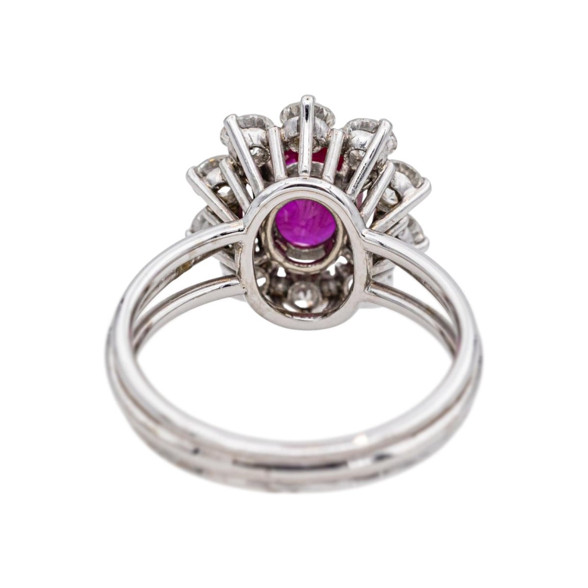 Ring Marguerite White gold Ruby