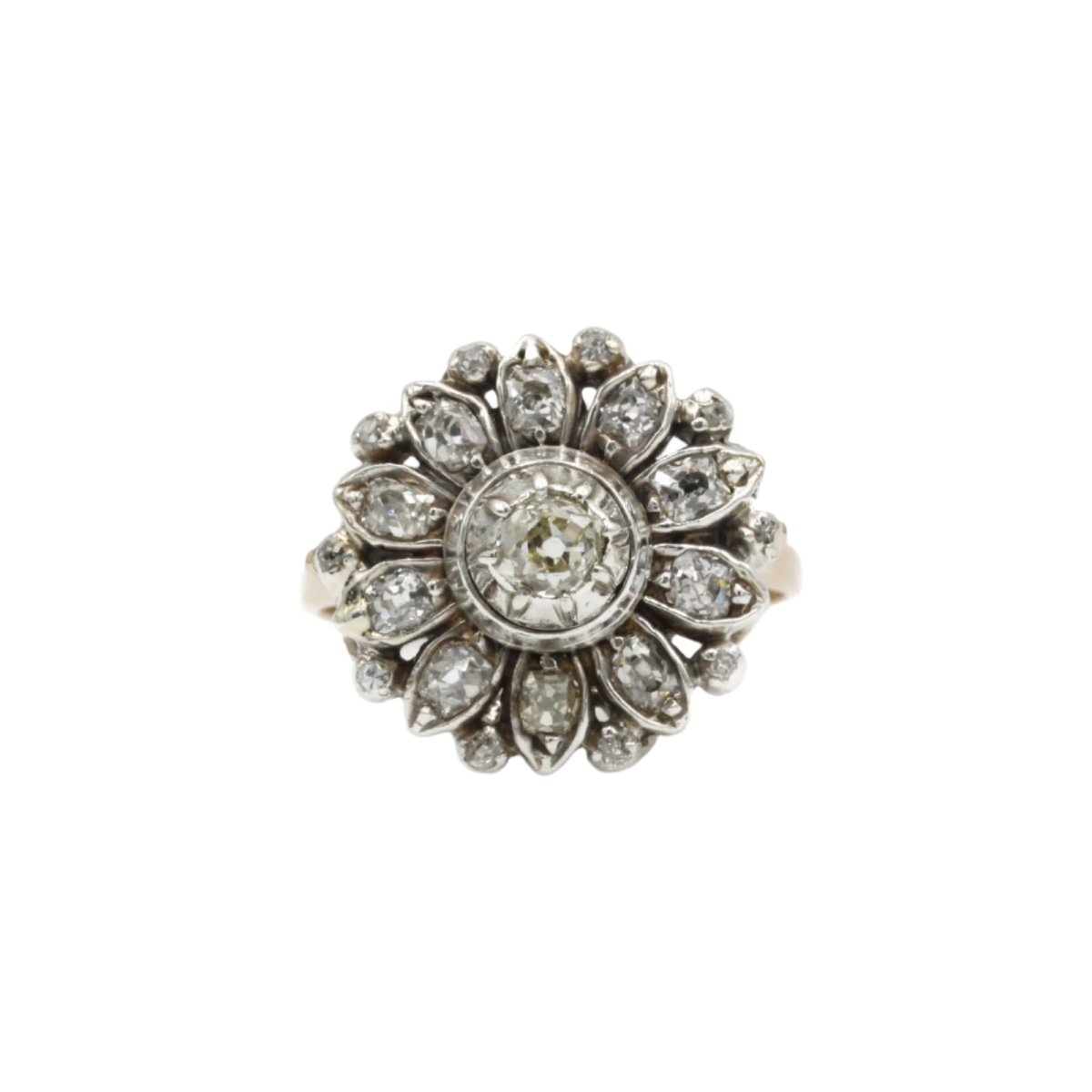 Bague Marguerite en or et diamants - Castafiore