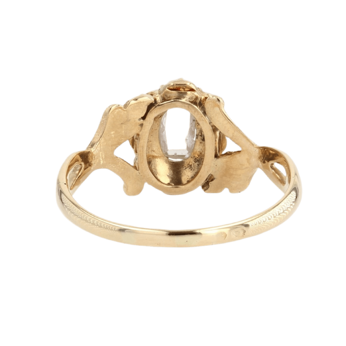 Bague Marguerite en or jaune et diamants - Castafiore