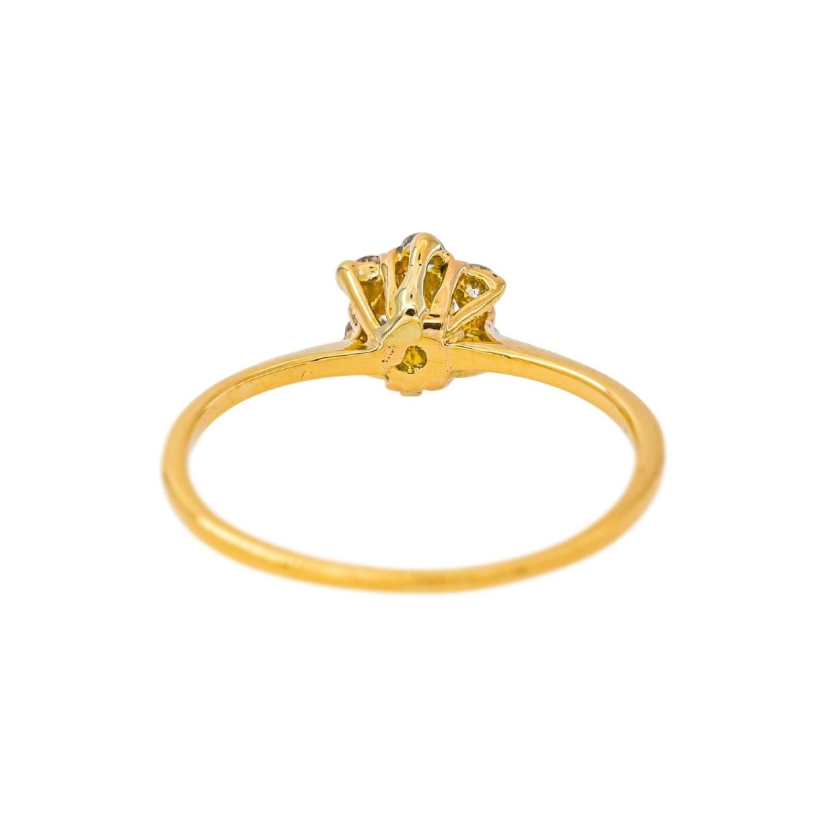 Bague Marguerite en or jaune et diamants - Castafiore