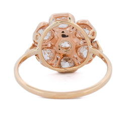 Bague Marguerite en or jaune et diamants - Castafiore