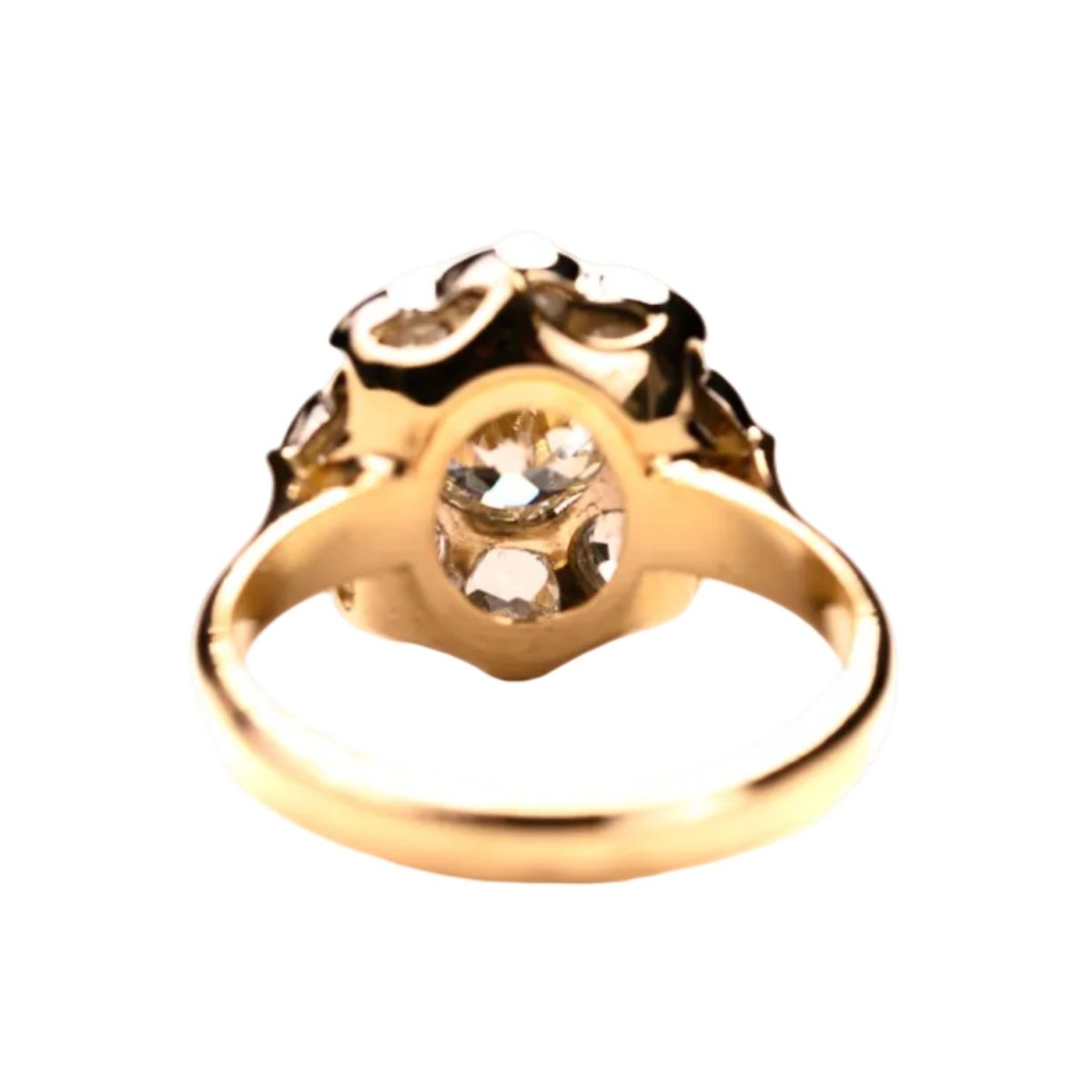Bague Marguerite en or jaune et diamants - Castafiore