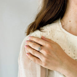 Bague Marguerite en or jaune et diamants - Castafiore