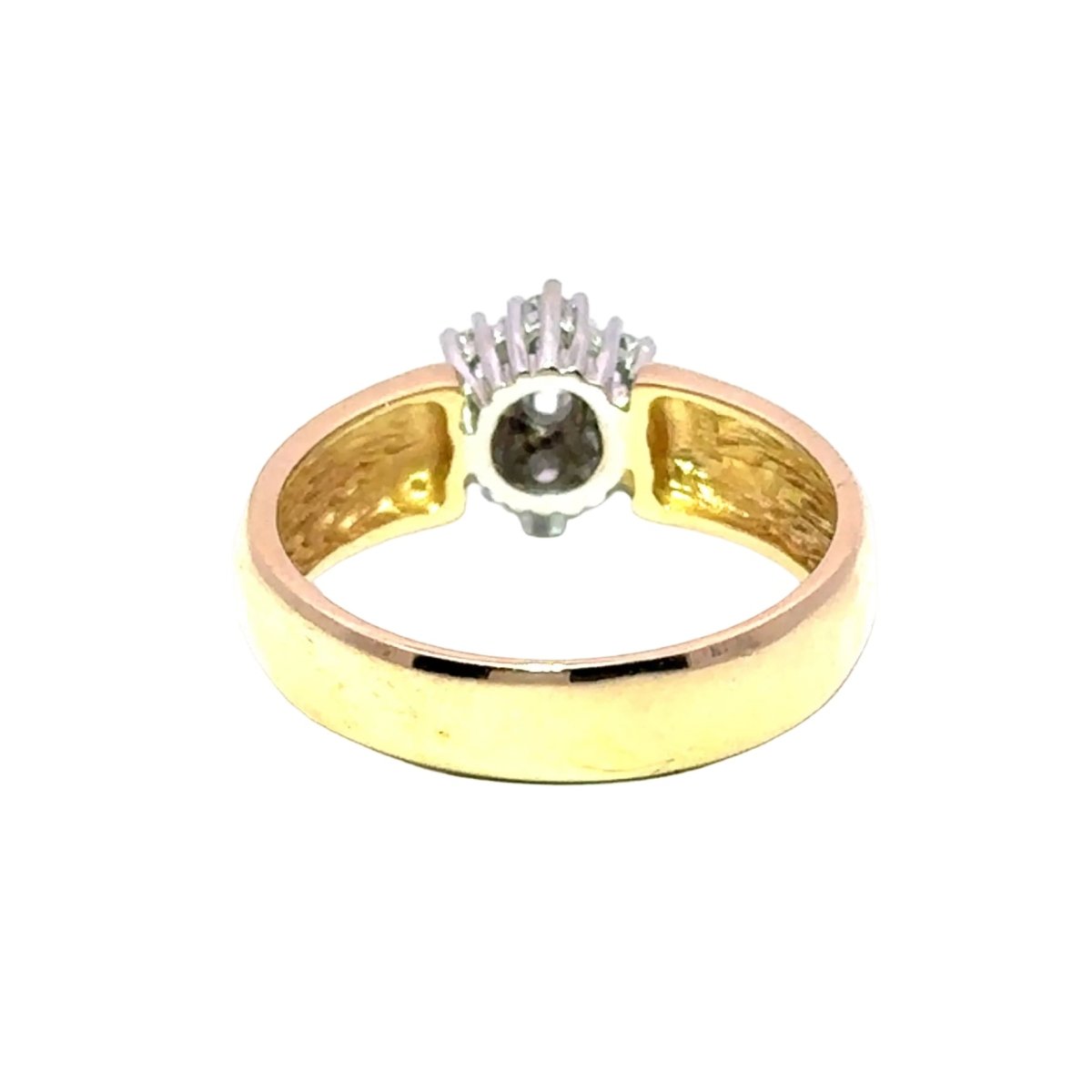 Bague Marguerite en or jaune et diamants - Castafiore