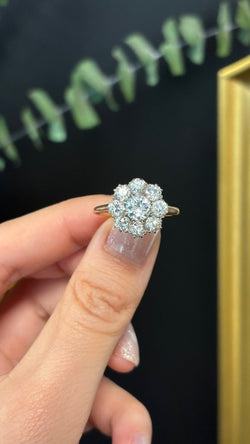 Bague Marguerite en or jaune et diamants - Castafiore