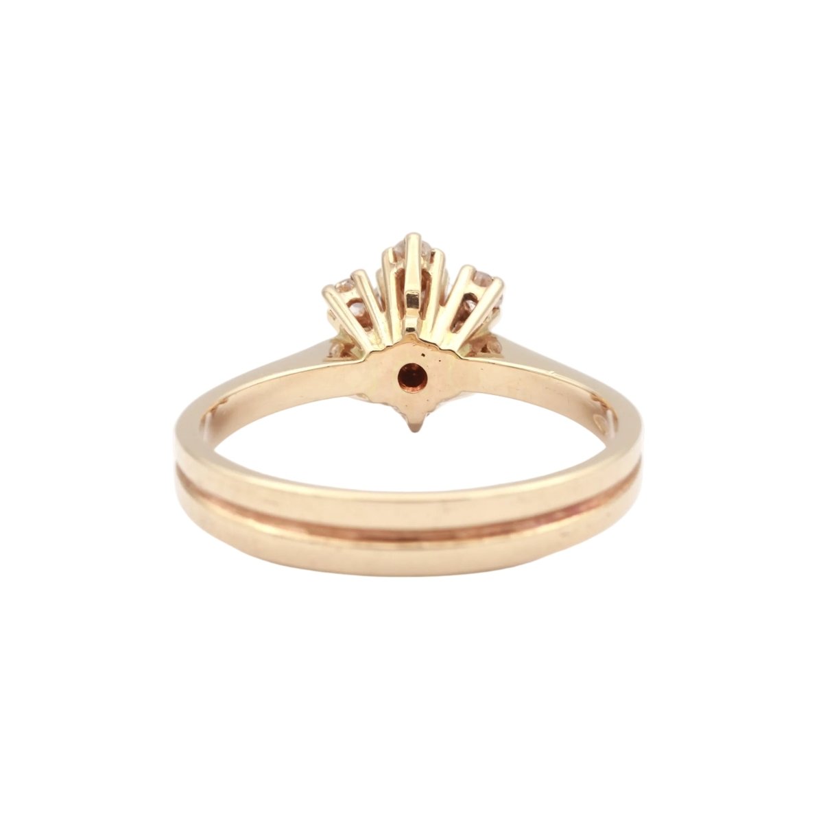 Bague Marguerite en or jaune et diamants - Castafiore