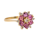 Bague Marguerite en or jaune et rubis - Castafiore