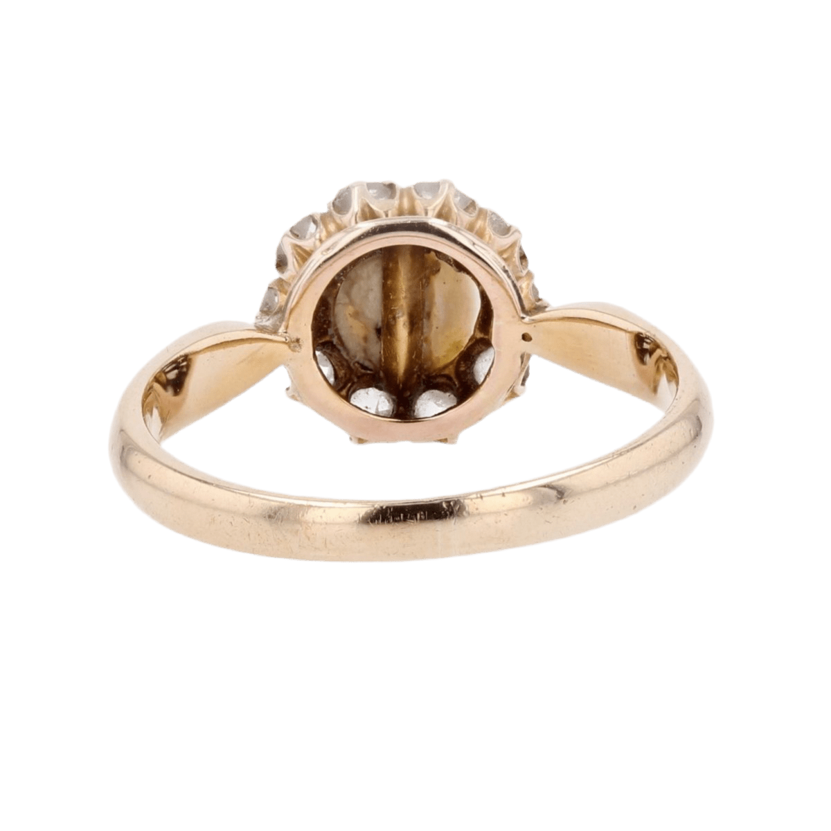 Bague Marguerite en or jaune, perle et diamants - Castafiore