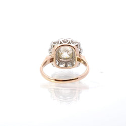 Bague Marguerite en or jaune, platine et diamants - Castafiore