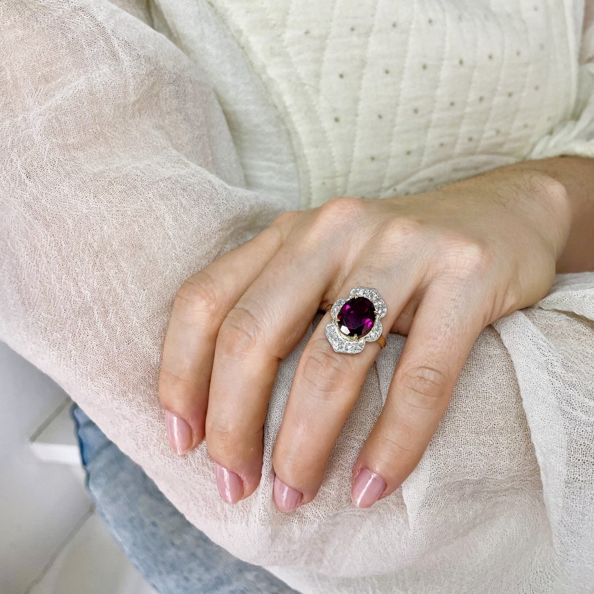 Vintage marguerite rings | Castafiore