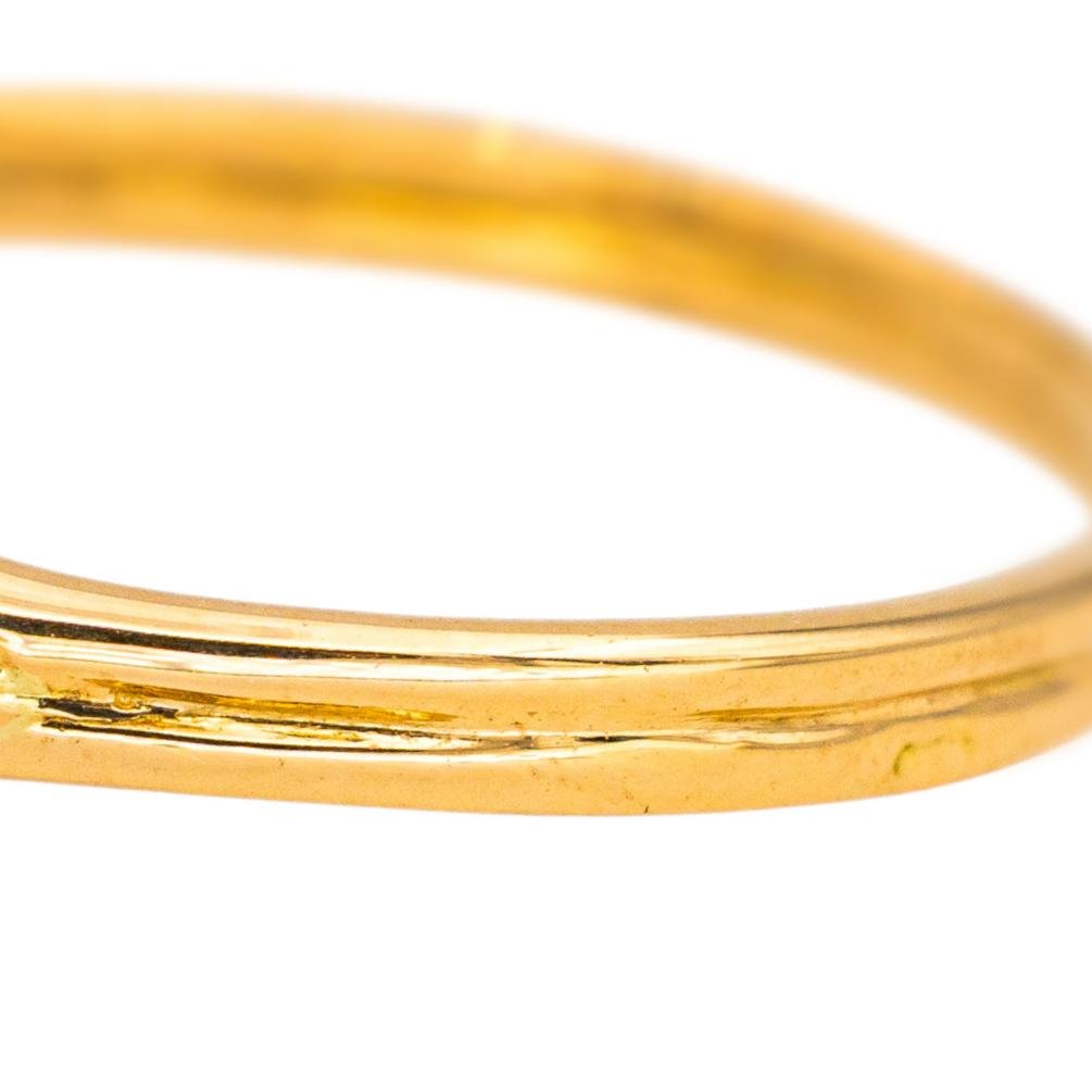 Bague Marguerite en or jaune, saphir et diamants - Castafiore