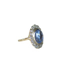 Bague Marguerite en or, platine, saphir et diamants - Castafiore